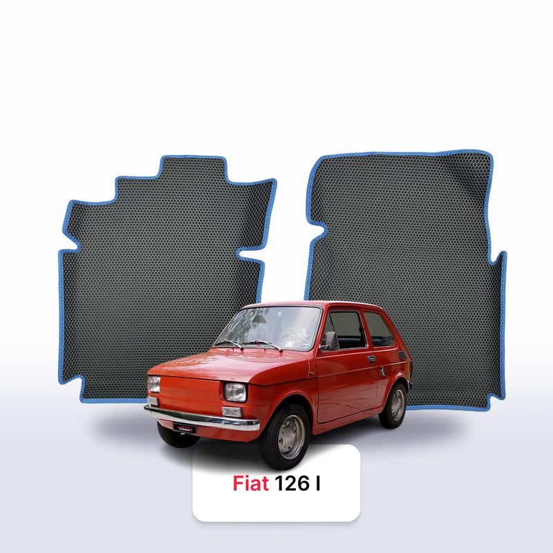 Fußmatten EVA für Fiat 126 1 gen 1972-2000 jahr SCHÄGHECK 3 türer