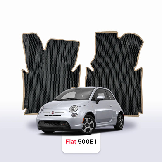 Fußmatten EVA für Fiat 500e 1 gen 2013-2019 Jahr ELEKTRO SCHRÄGHECK 3 TÜRER