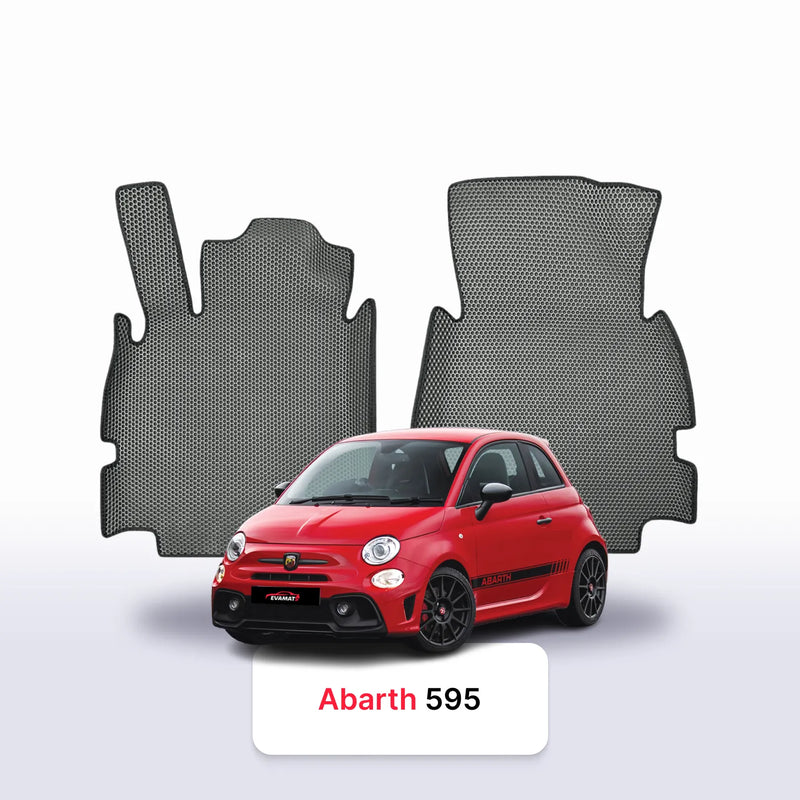 Fußmatten EVA für Fiat 595(Abarth) 2 gen 2007-2024 jahr SCHÄGHECK 3 türer