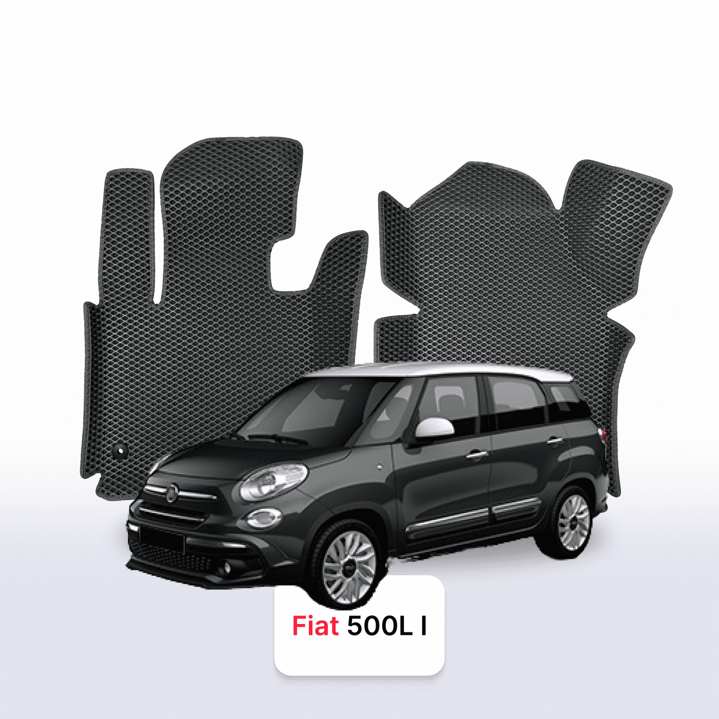 Fußmatten EVA für Fiat 500L(Living) 1 gen 2012-2017 jahr MINIVAN
