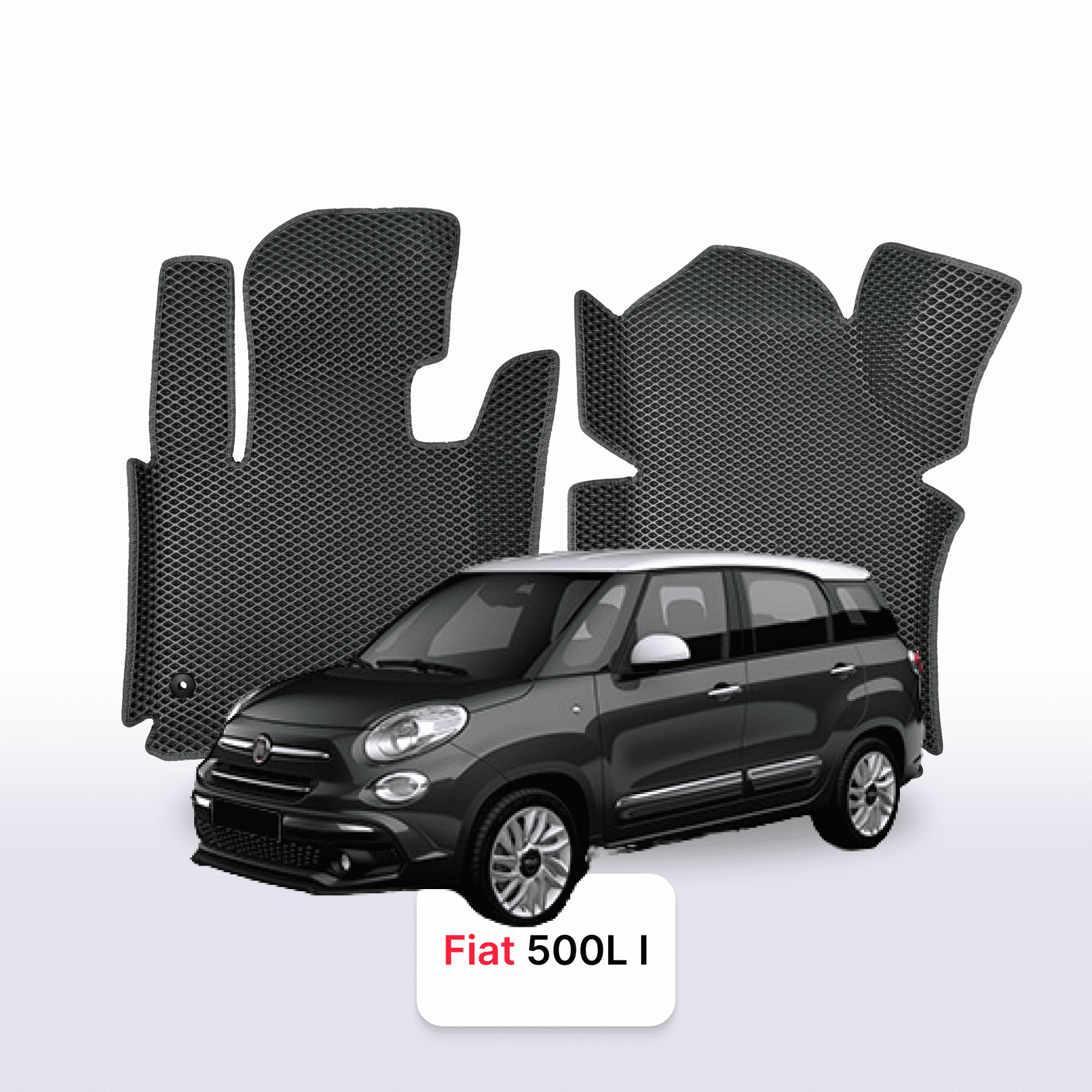 Fußmatten EVA für Fiat 500L(Living) 1 gen 2012-2017 jahr MINIVAN