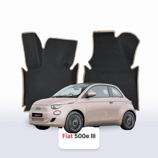 Fußmatten EVA für Fiat 500E 3 gen 2020-2028 jahr Elektrisch SCHÄGHECK 3 türer CABRIO
