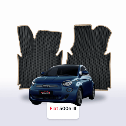 Fußmatten EVA für Fiat 500E 3 gen 2020-2028 jahr Elektrisch SCHÄGHECK 3 türer