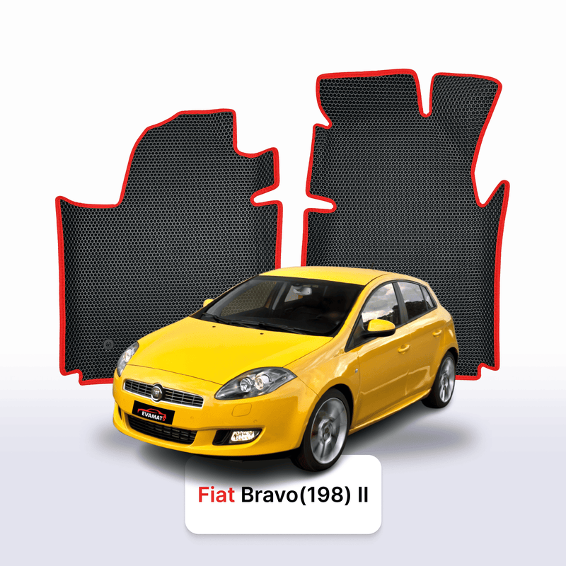 Fußmatten EVA für Fiat Bravo(198) 2 gen 2007-2014 jahr SCHÄGHECK 5 türer
