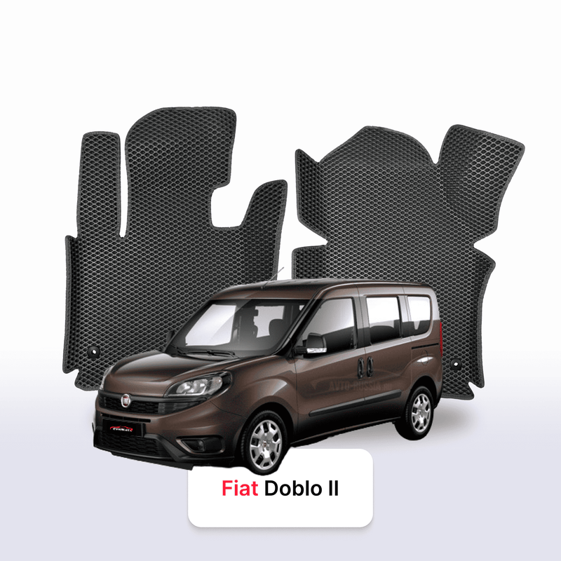 Fußmatten EVA für Fiat Doblo 2 gen 2009-2023 jahr MINIVAN