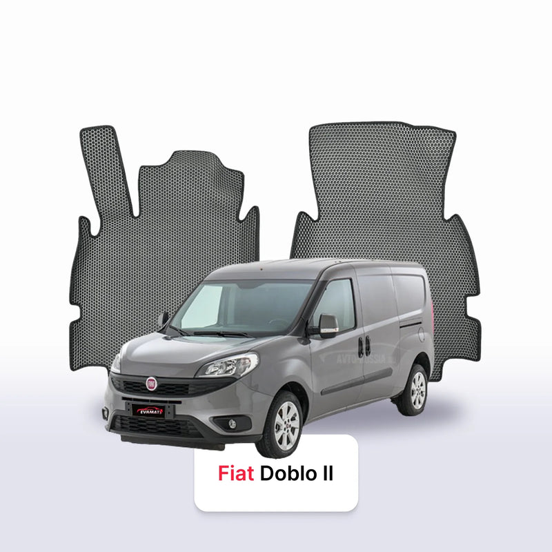 Fußmatten EVA für Fiat Doblo 2 gen 2009-2023 Jahr VAN
