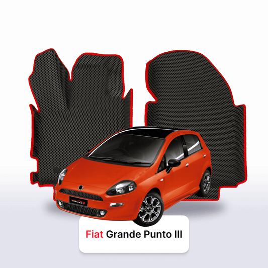 Fußmatten EVA für Fiat Grande Punto 3 gen 2005-2012 Jahr SCHRÄGHECK 5-Türer