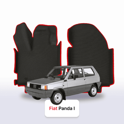 Fußmatten EVA für Fiat Panda 1 gen 1980-2003 jahr SCHÄGHECK 3 türer