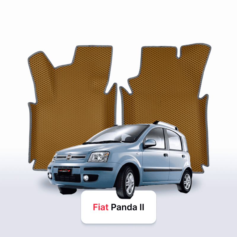 Fußmatten EVA für Fiat Panda 2 gen 2003-2012 jahr SCHÄGHECK 5 türer