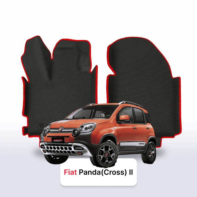 Fußmatten EVA für Fiat Panda(Cross) 2 gen 2003-2012 jahr SCHÄGHECK 5 türer
