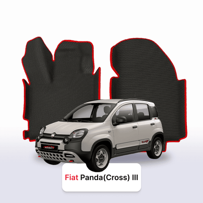 Fußmatten EVA für Fiat Panda(Cross) 3 gen 2011-2025 jahr SCHÄGHECK 5 türer