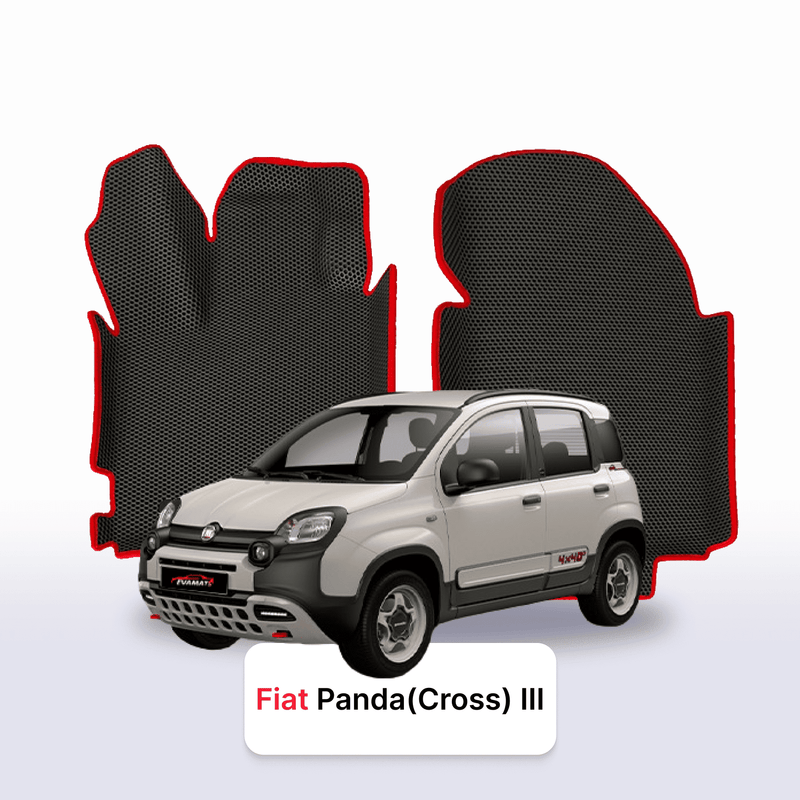 Fußmatten EVA für Fiat Panda(Cross) 3 gen 2011-2025 jahr SCHÄGHECK 5 türer