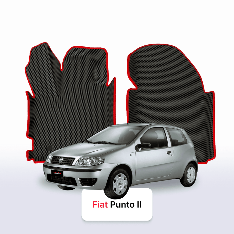 Fußmatten EVA für Fiat Punto 2 gen 1999-2011 jahr SCHÄGHECK 3 türer