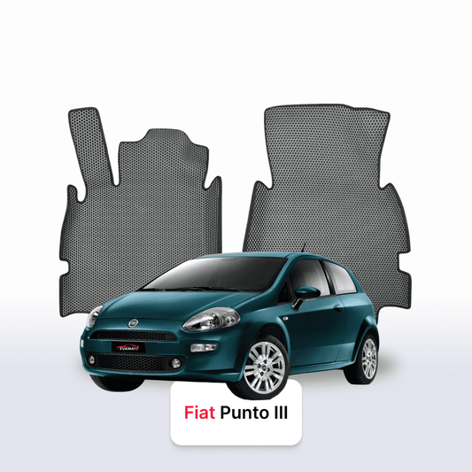 Fußmatten EVA für Fiat Punto 3 gen 2012-2018 jahr SCHÄGHECK 3 türer