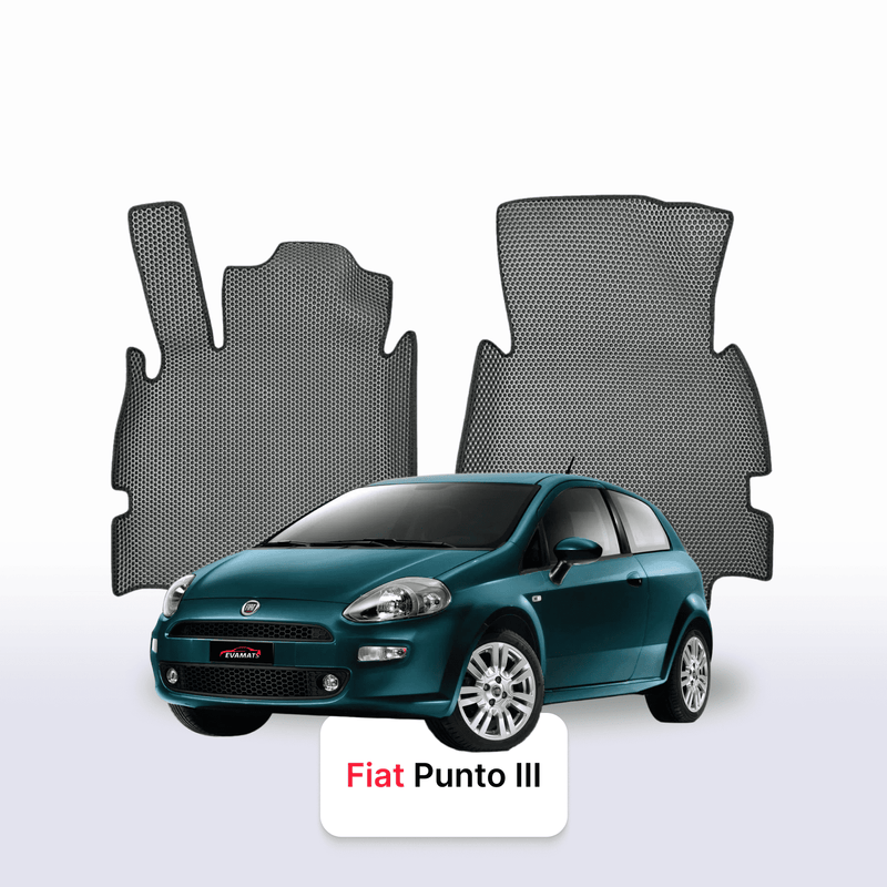 Fußmatten EVA für Fiat Punto 3 gen 2012-2018 jahr SCHÄGHECK 3 türer