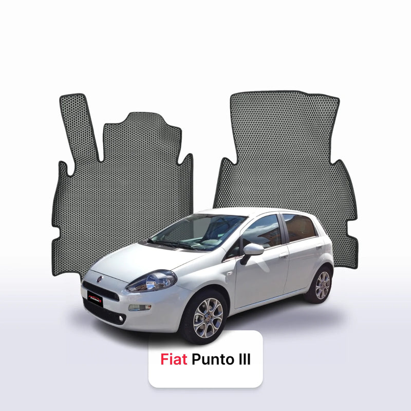 Fußmatten EVA für Fiat Punto 3 gen 2012-2018 jahr SCHÄGHECK 5 türer