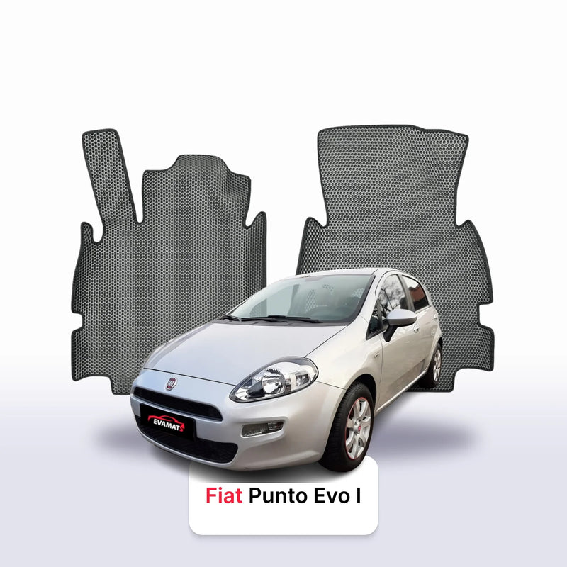 Fußmatten EVA für Fiat Punto Evo 1 gen 2005-2012 jahr SCHÄGHECK 5 türer