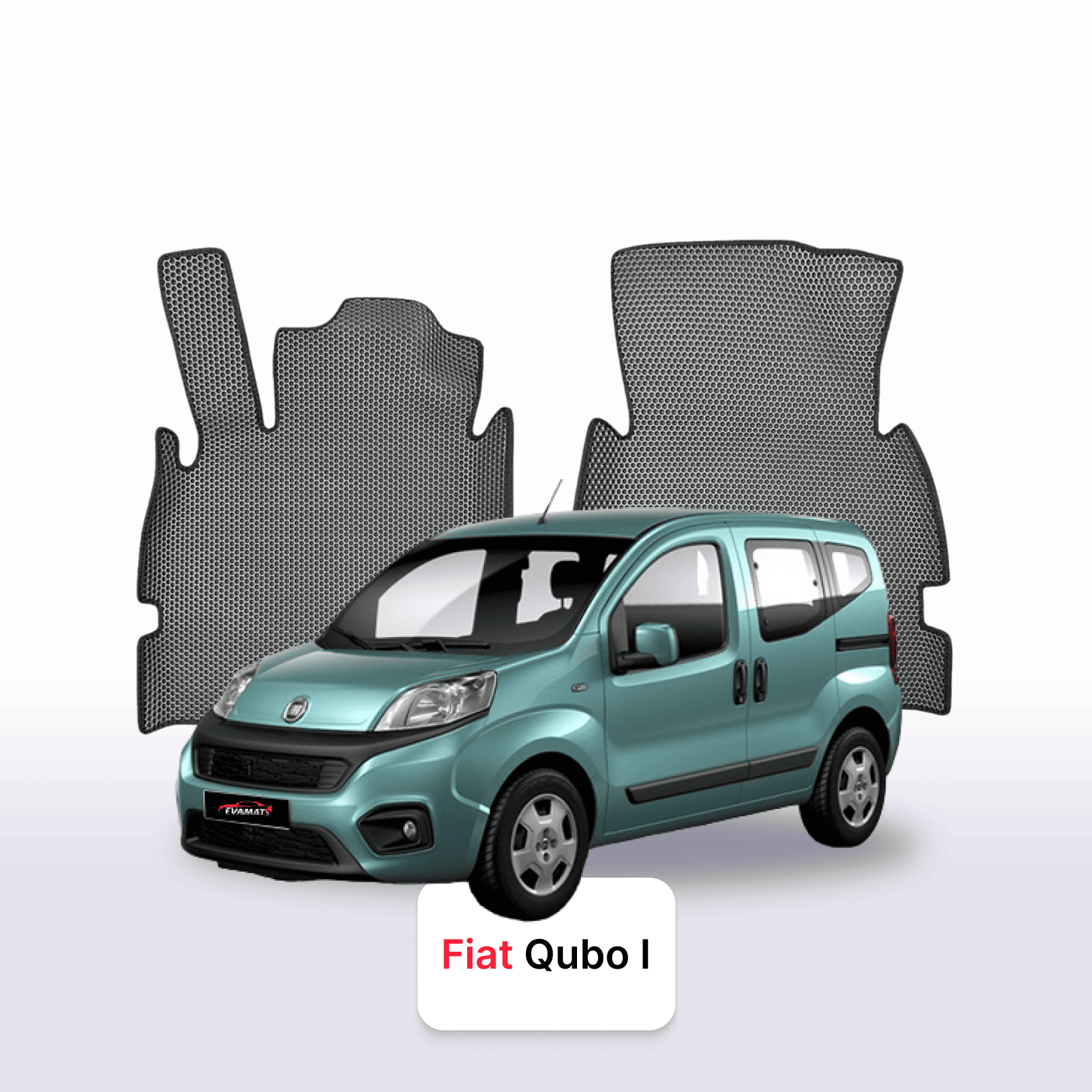 Fußmatten EVA für Fiat Qubo 1 gen 2007-2019 jahr MINIVAN