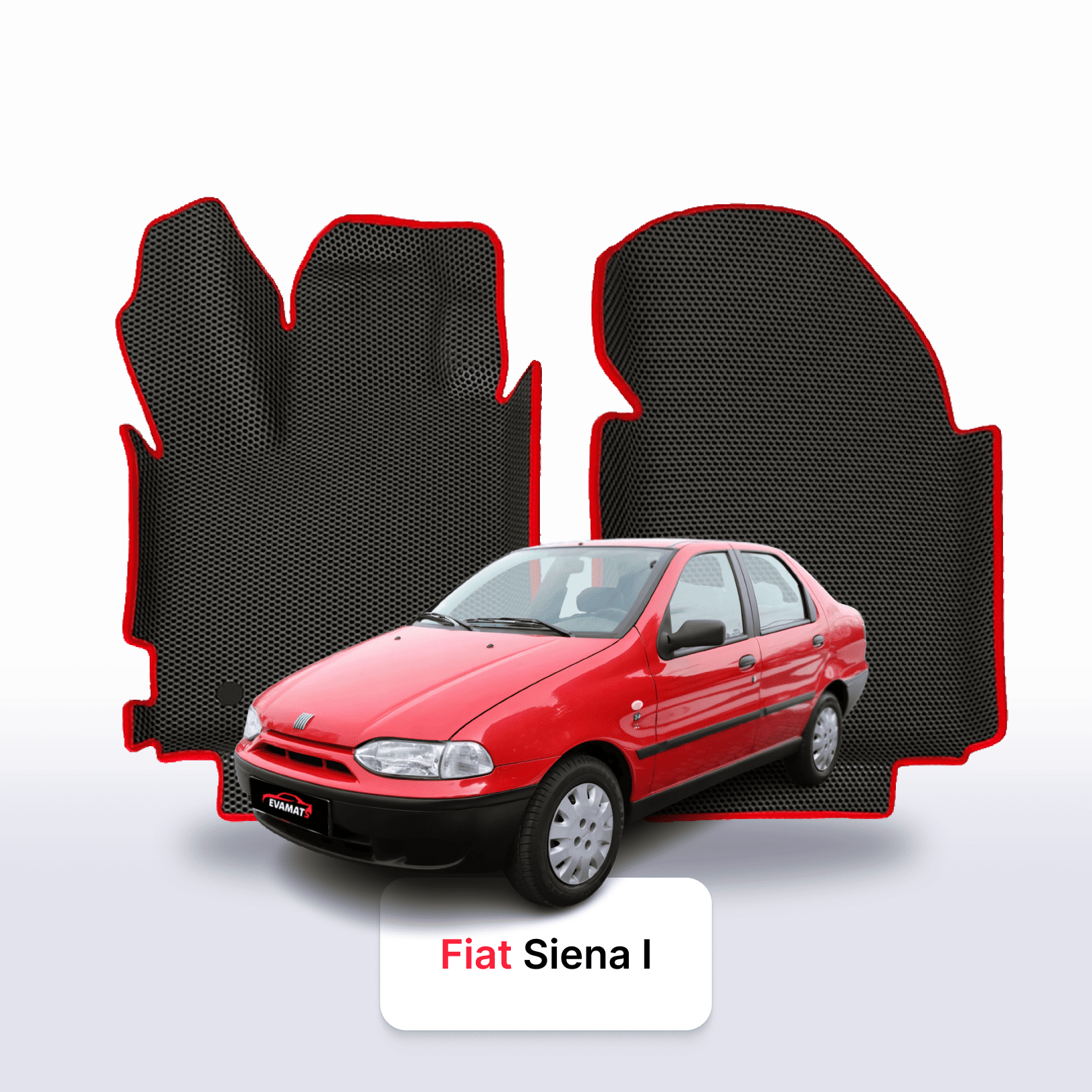 Fußmatten EVA für Fiat Siena 1 gen 1996-2017 jahr LIMOUSINE
