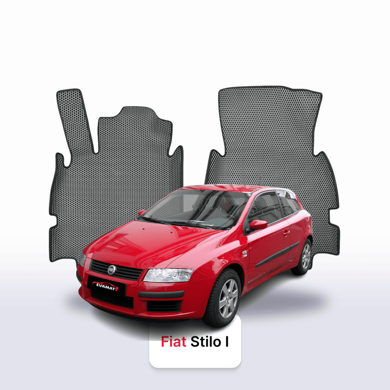 Fußmatten EVA für Fiat Stilo 1 gen 2001-2007 jahr SCHÄGHECK 3 türer