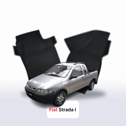 Fußmatten EVA für Fiat Strada 1 gen 1996-2020 jahr PICK-UP einzelkabine