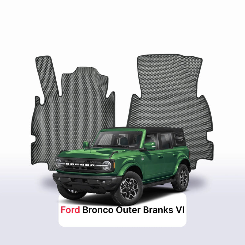 Fußmatten EVA für Ford Bronco Outer Branks 6 gen 2021-2027 jahr SUV