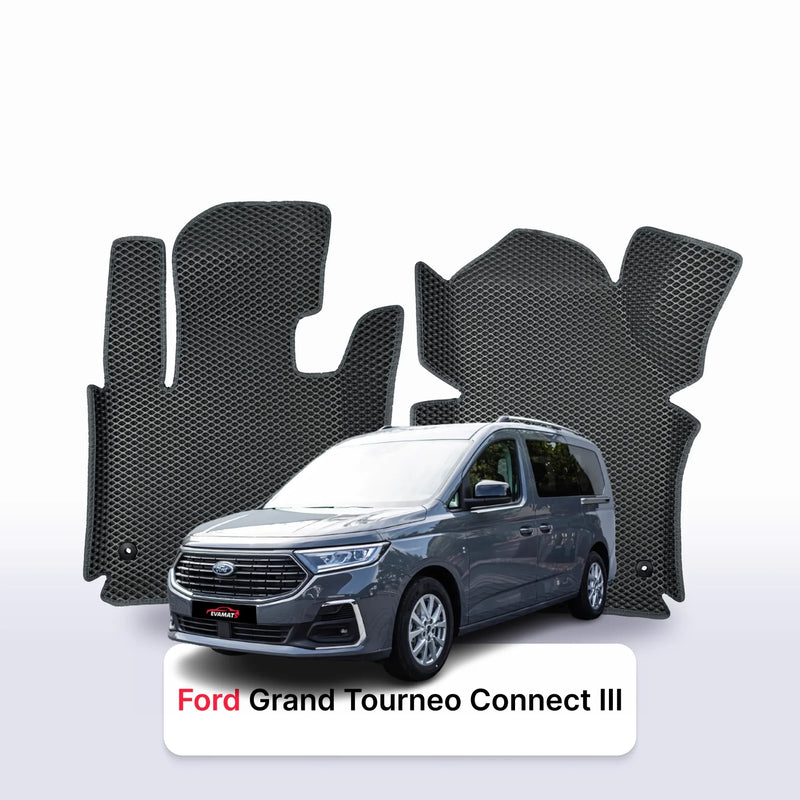 Fußmatten EVA für Ford Grand Tourneo Connect 3 gen 2021-2027 jahr MINIVAN 7 sitzer