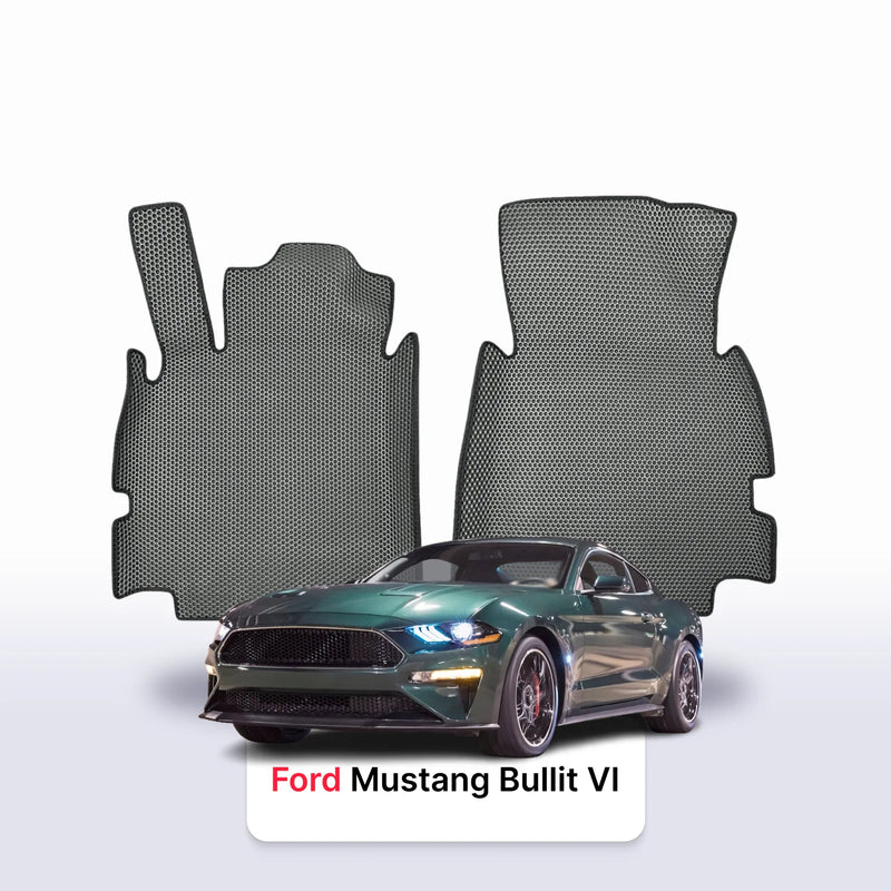 Fußmatten EVA für Ford Mustang Bullit VI gen 2018-2023 jahr COUPE