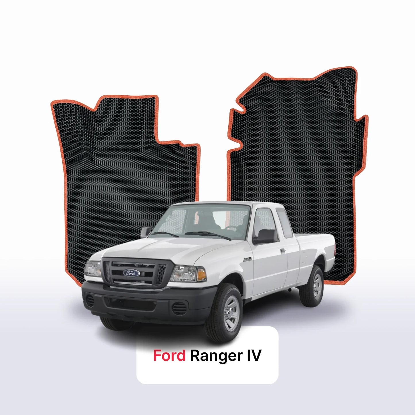 Fußmatten EVA für Ford Ranger 4 gen 2006-2011 jahr PICK-UP extrakabine