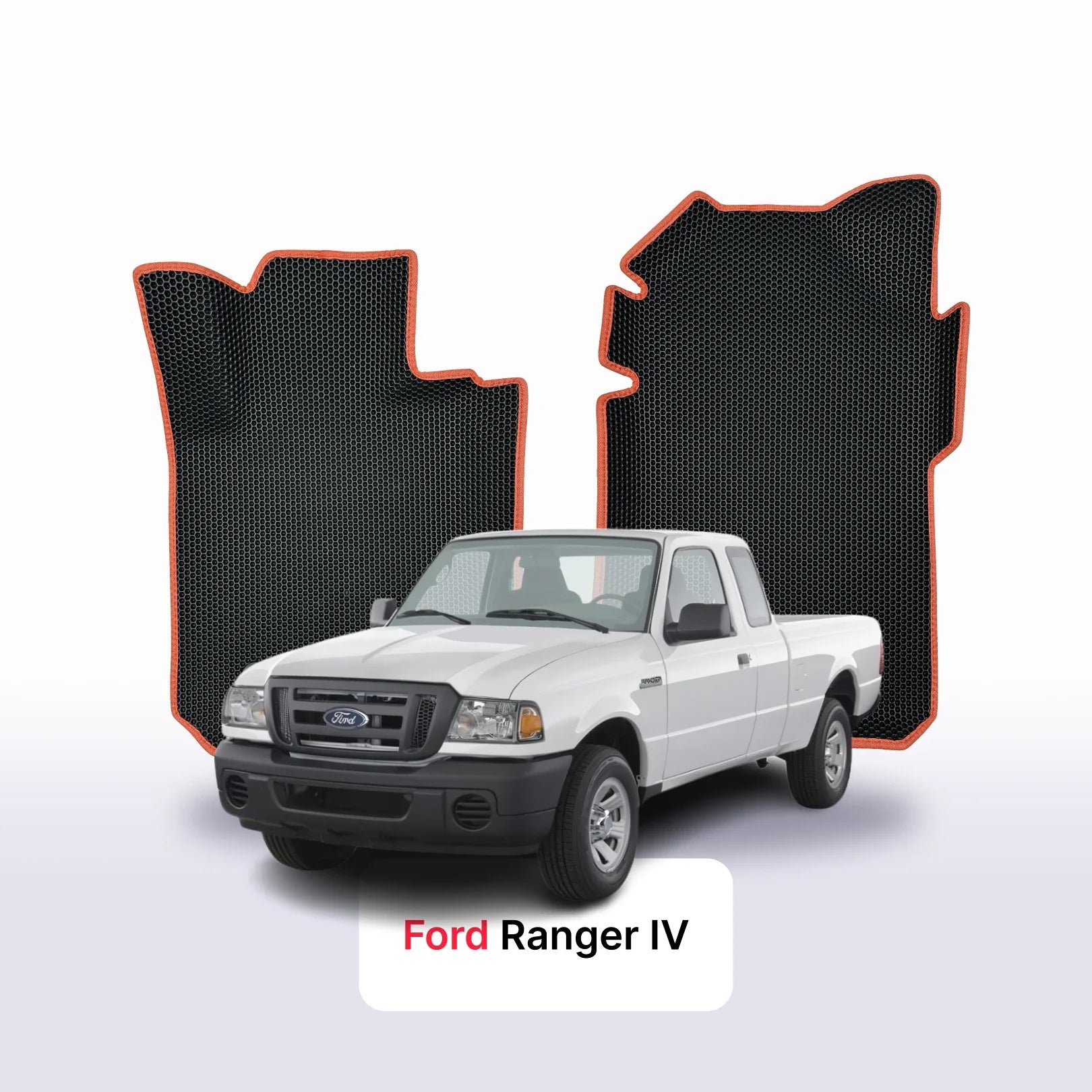 Fußmatten EVA für Ford Ranger 4 gen 2006-2011 jahr PICK-UP extrakabine