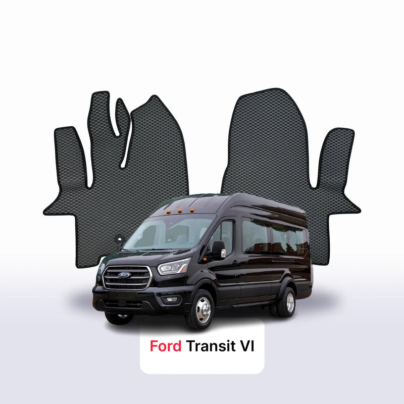 Fußmatten EVA für Ford Transit 6 gen 2013-2028 jahr BUS 9 sitzer