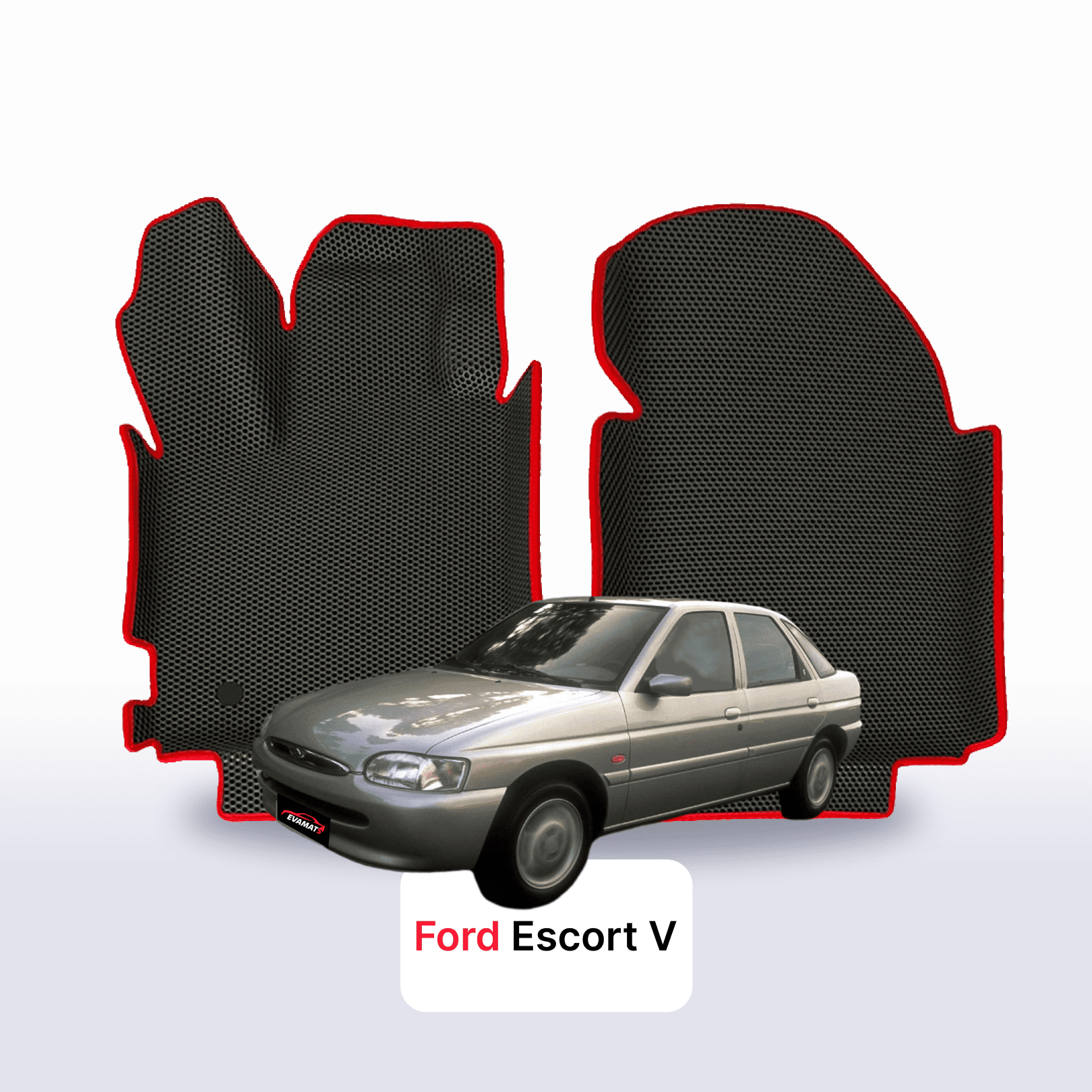 Fußmatten EVA für Ford Escort 6 gen 1995-2000 jahr SCHÄGHECK 5 türer