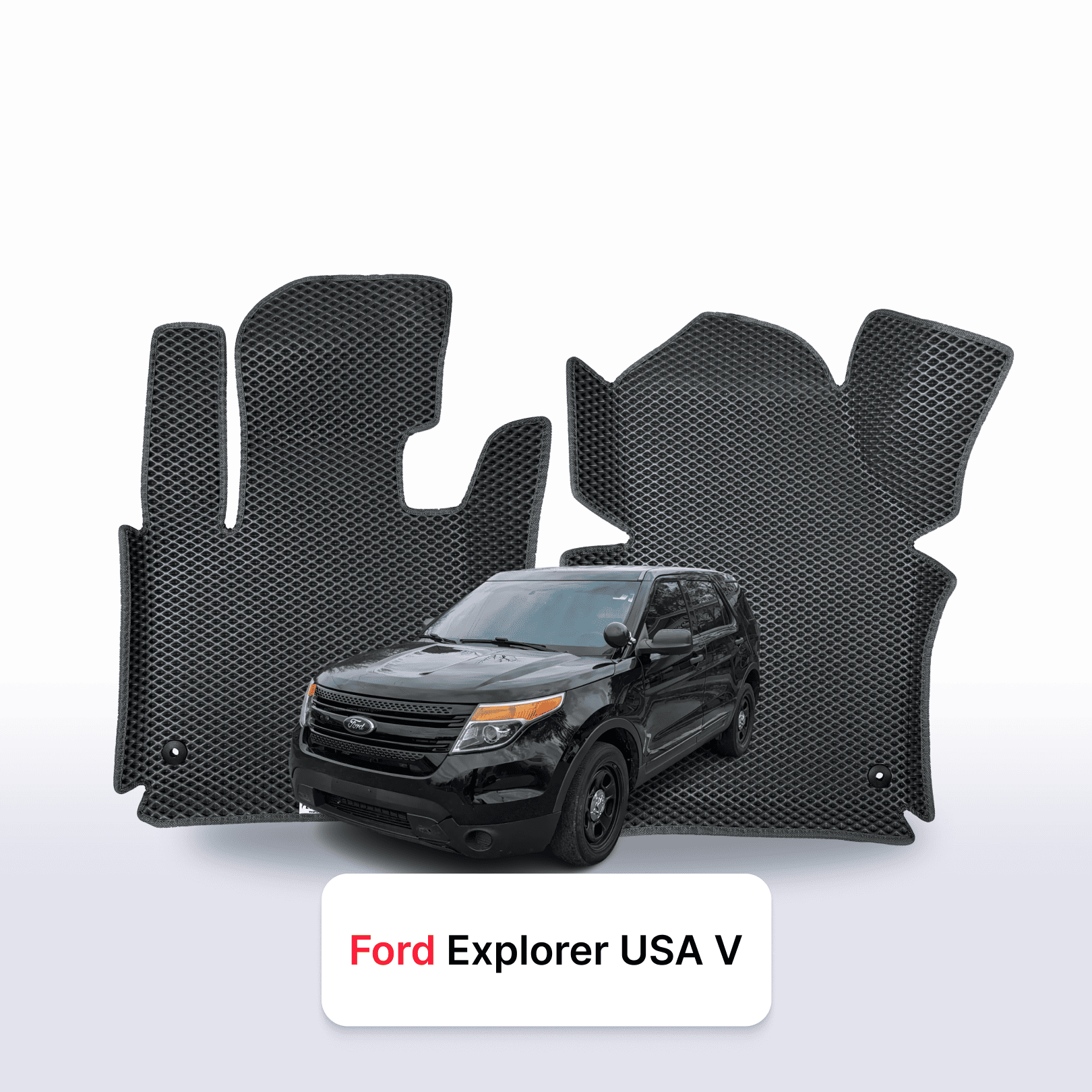 Fußmatten EVA für Ford Explorer USA Interceptor 5 gen 2010-2019 jahr SUV