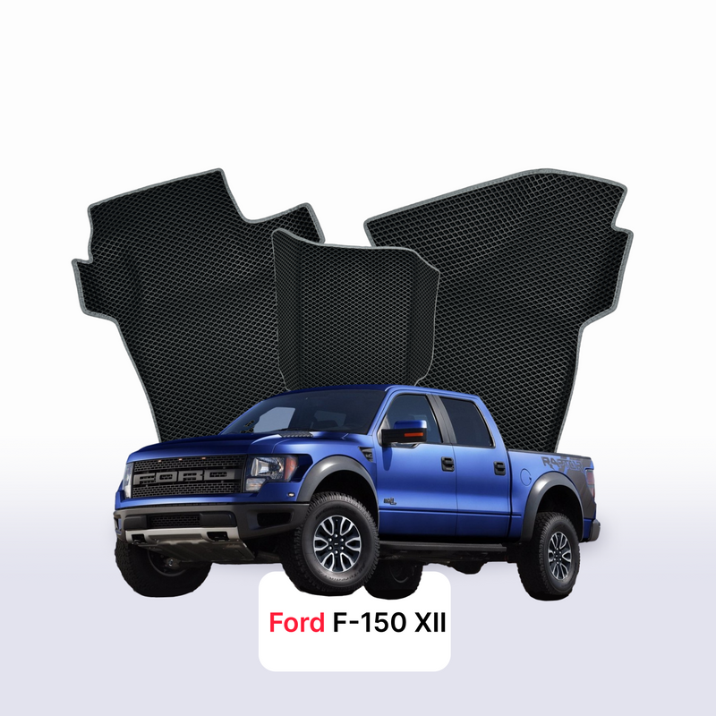 Fußmatten EVA für Ford F-150 12 gen 2008-2014 jahr PICK-UP doppelkabine