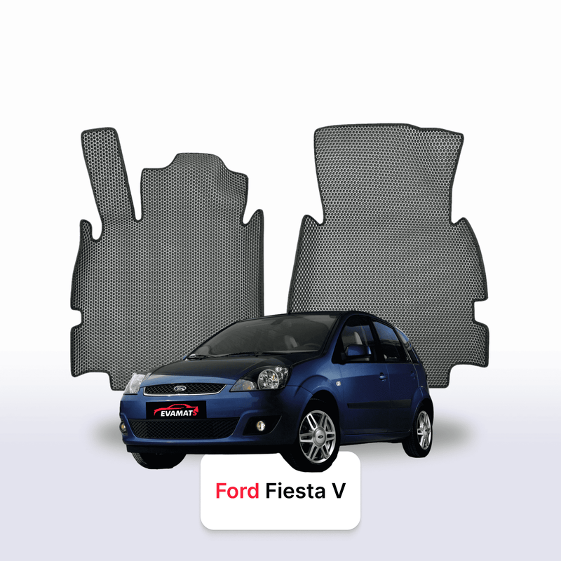 Fußmatten EVA für Ford Fiesta 5 gen 2002-2008 jahr SCHÄGHECK 5 türer