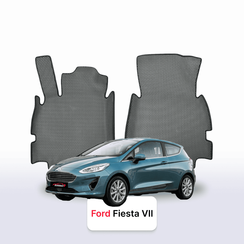 Fußmatten EVA für Ford Fiesta 7 gen 2017-2023 jahr SCHÄGHECK 3 türer