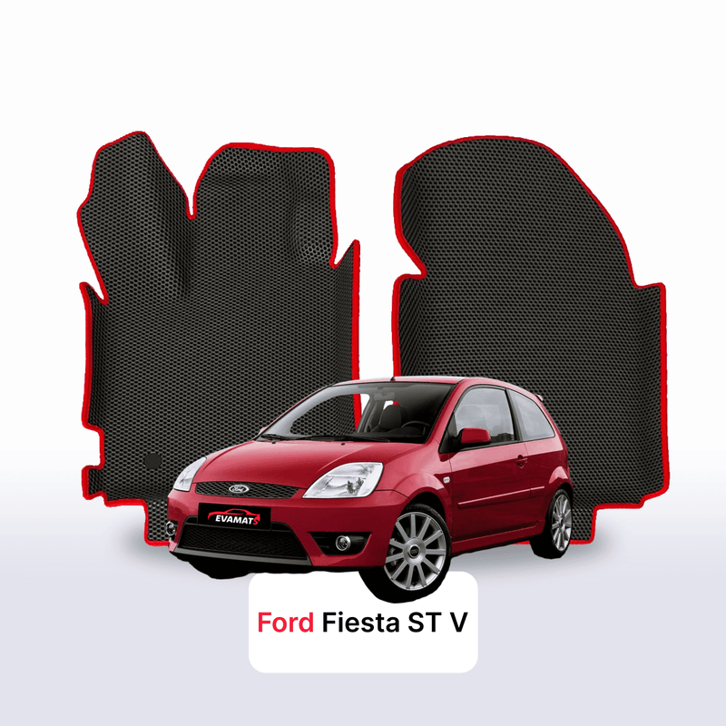 Fußmatten EVA für Ford Fiesta ST 5 gen 2004-2008 jahr SCHÄGHECK 3 türer