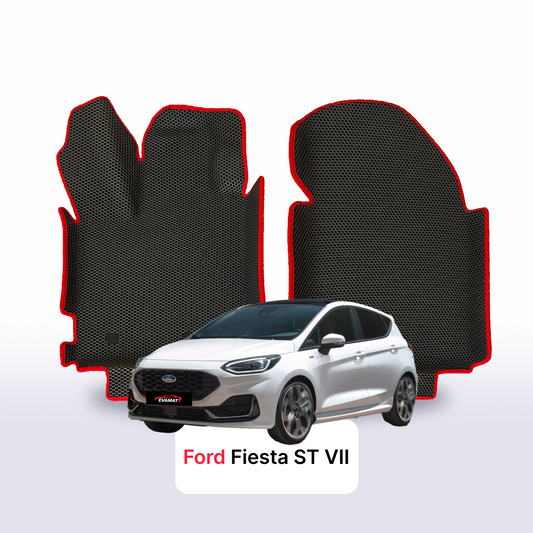 Fußmatten EVA für Ford Fiesta ST 7 gen 2016-2023 jahr SCHÄGHECK 5 türer