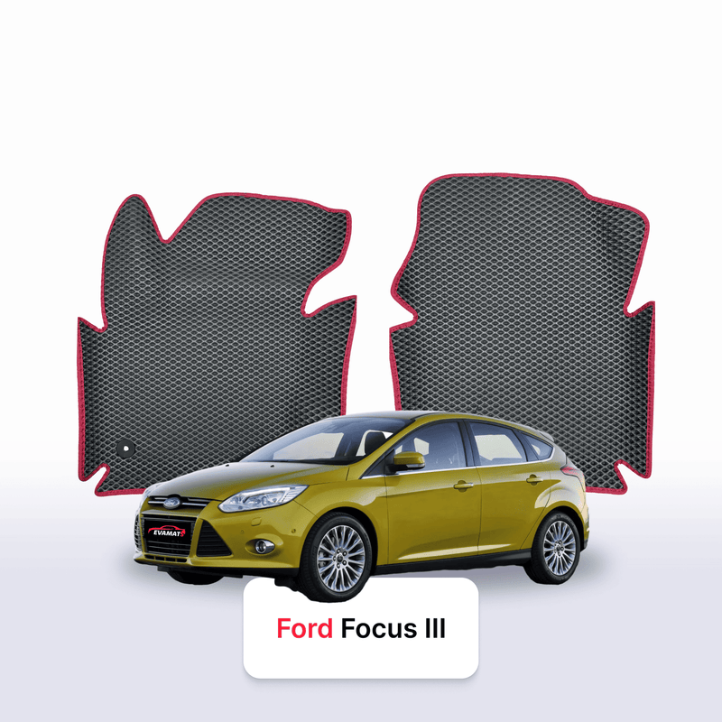 Fußmatten EVA für Ford Focus(MK3) 3 gen 2010-2019 jahr SCHÄGHECK 5 türer