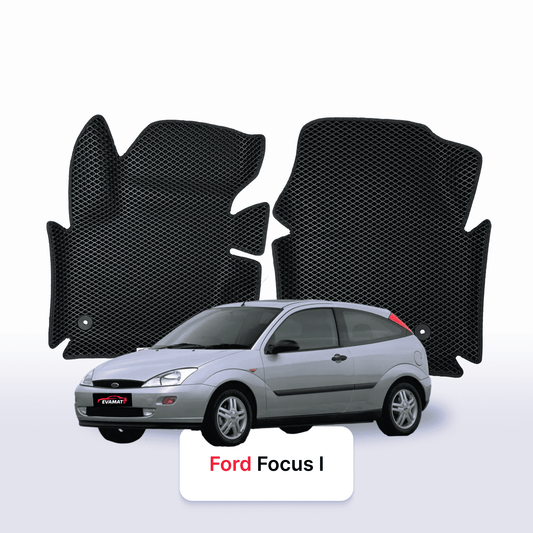 Fußmatten EVA für Ford Focus(MK1) 1 gen 1998-2004 jahr SCHÄGHECK 3 türer