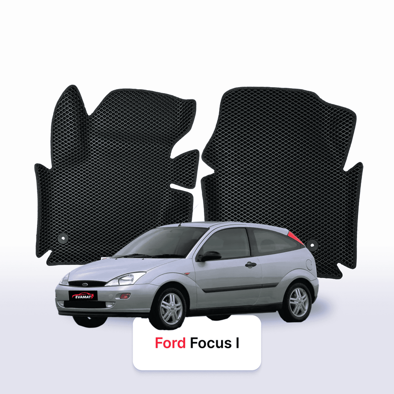 Fußmatten EVA für Ford Focus(MK1) 1 gen 1998-2004 jahr SCHÄGHECK 3 türer