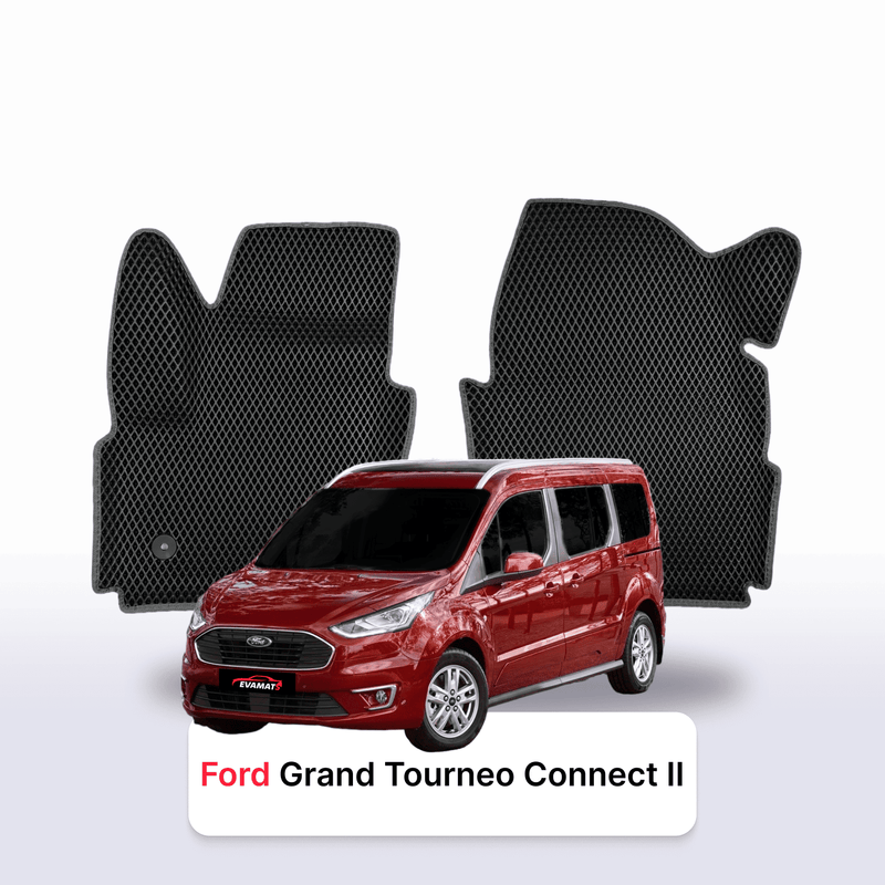 Fußmatten EVA für Ford Grand Tourneo Connect 2 gen 2012-2022 jahr MINIVAN 7 sitzer