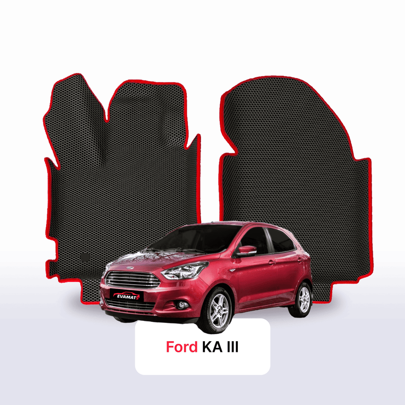 Fußmatten EVA für Ford KA 3 gen 2014-2022 jahr SCHÄGHECK 5 türer