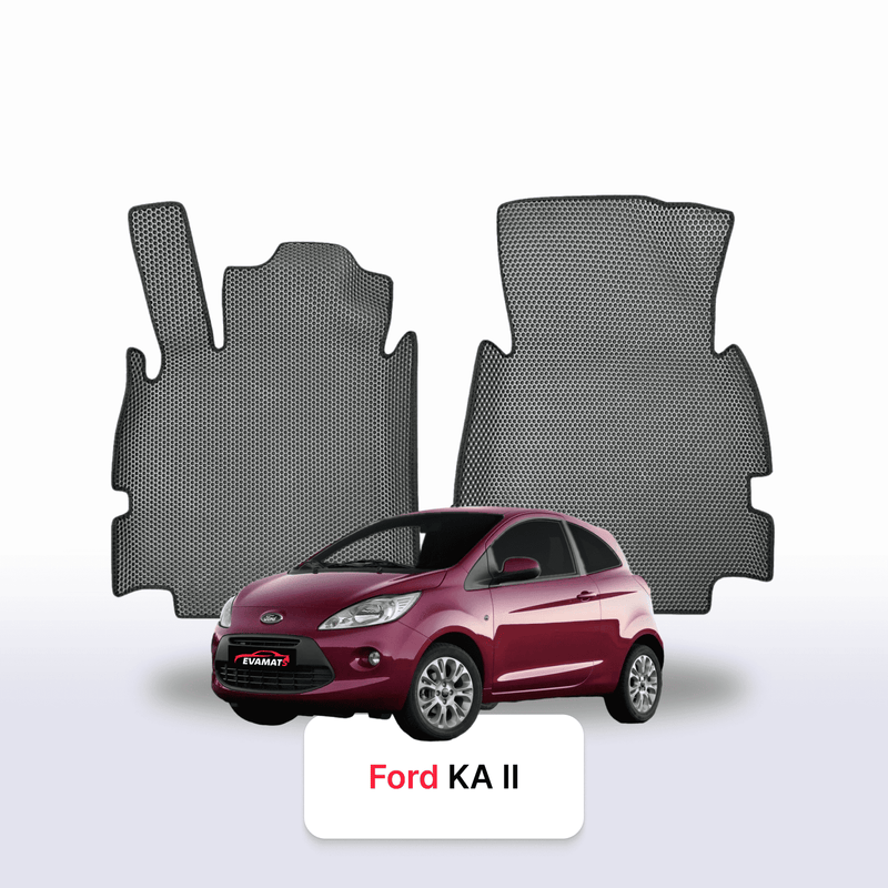 Fußmatten EVA für Ford KA 2 gen 2008-2016 jahr SCHÄGHECK 3 türer
