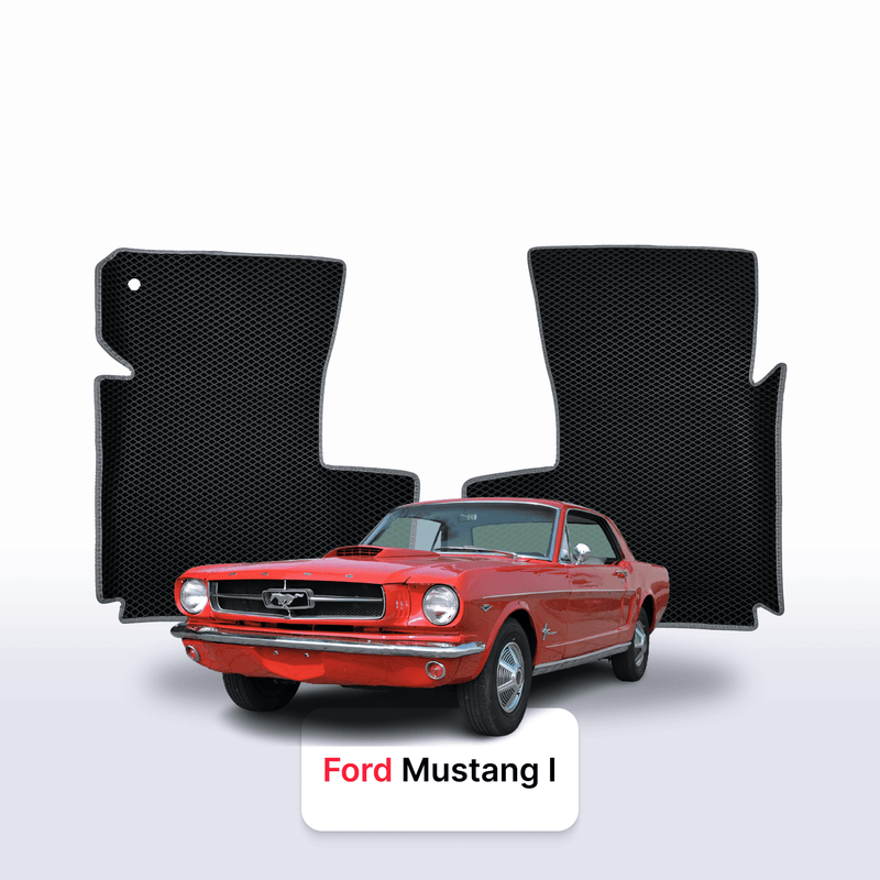 Fußmatten EVA für Ford Mustang 1 gen 1964-1973 jahr COUPE