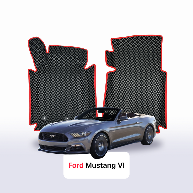 Fußmatten EVA für Ford Mustang 6 gen 2014-2023 jahr CABRIO