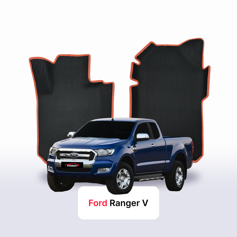 Fußmatten EVA für Ford Ranger 5 gen 2011-2022 jahr PICK-UP extrakabine