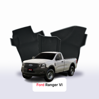 Fußmatten EVA für Ford Ranger 6 gen 2022-2028 jahr PICK-UP einzelkabine