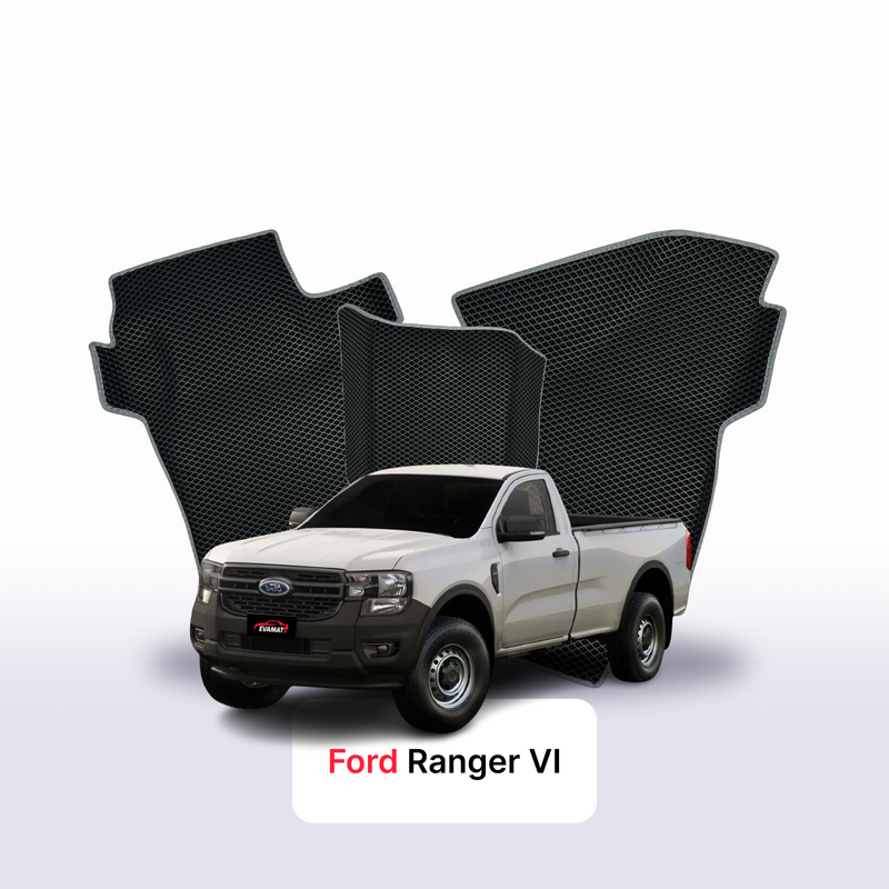 Fußmatten EVA für Ford Ranger 6 gen 2022-2028 jahr PICK-UP einzelkabine