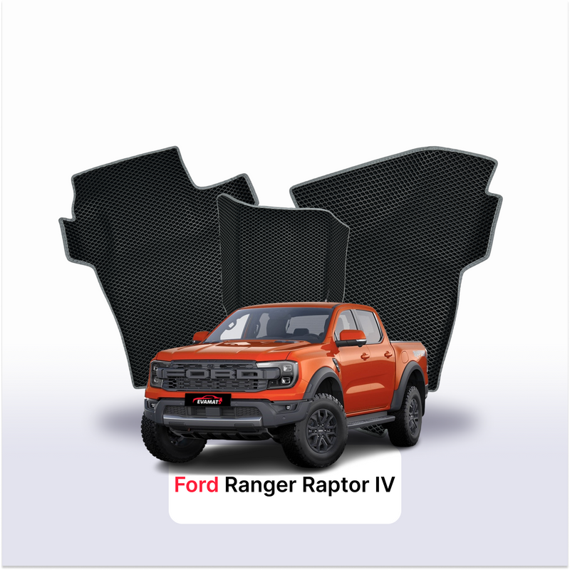 Fußmatten EVA für Ford Ranger Raptor 6 gen 2022-2028 jahr PICK-UP doppelkabine